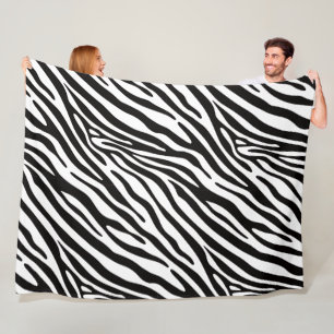 Couverture en polaire Zebra Luv 60x80