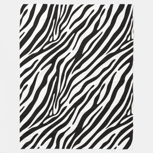 Couverture en polaire Zebra Luv 60x80 (Devant)