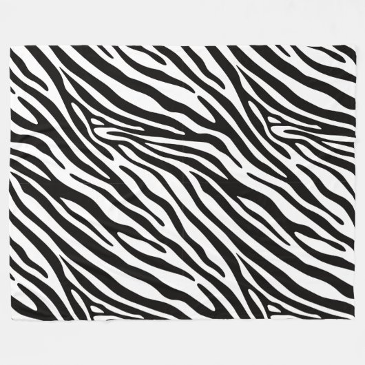 Couverture en polaire Zebra Luv 60x80 (Devant (Horizontal))