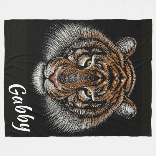 Couverture en Tiger Fleece (Devant (Horizontal))
