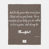 Couverture en toison (Devant)