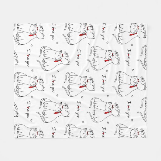 Couverture en toison à la main (Devant (Horizontal))