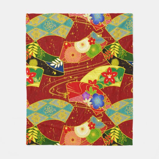 couverture en toison Abstraite (Devant)