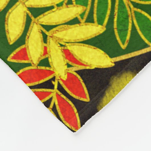 couverture en toison Abstraite (Coin)