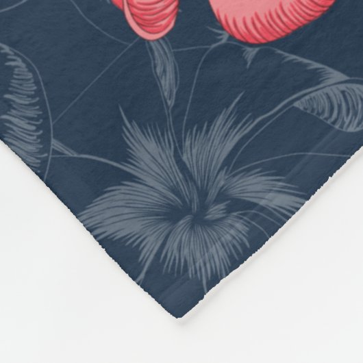 couverture en toison avec fleurs (Coin)