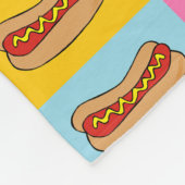 couverture en toison carrelée hotdog (Coin)
