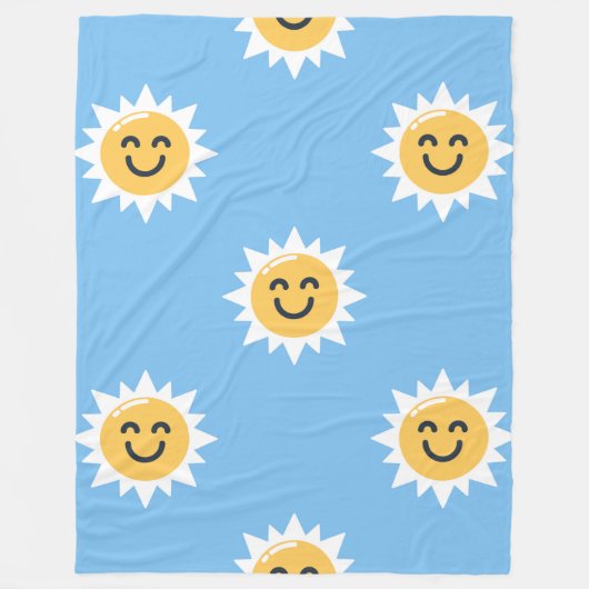 Couverture En Toison Chaude Et Ensoleillée 60x80 (Devant)