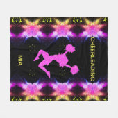 Couverture en toison CHEERLEADING. (Devant (Horizontal))