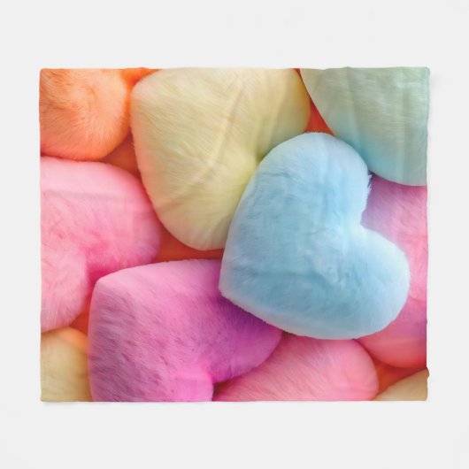 Couverture en toison de coeur (Devant (Horizontal))