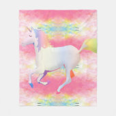 Couverture en toison MAGICAL UNICORN. (Devant)