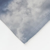 Couverture en toison orageuse nuages (Coin)