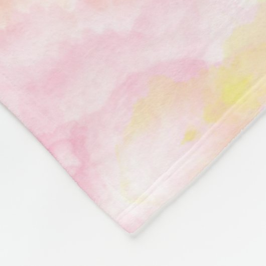 couverture en toison personnalisée UNICORN. (Coin)