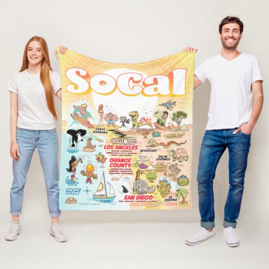 Couverture en toison SoCal moyenne (En situation)