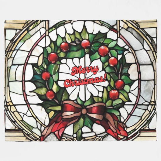 Couverture en verre de Noël (Devant (Horizontal))