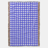 Couverture En vichy bleu royal (devant Vertical)