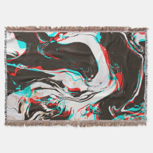 Couverture Encre Marbrée : Texture Glitch Distortie. (Devant)