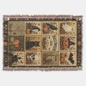 Couverture Ensemble de courtepointe patchwork Halloween couve (Devant)