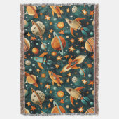 Couverture Espace atomique milieu du siècle Orange sarcelle P (devant Vertical)