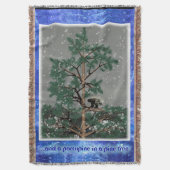 Couverture Et Une Porcupine Dans Un Pin Tree (devant Vertical)