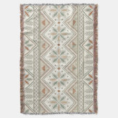 Couverture Ethnique géométrique Tribal Tribal sans couture Mo (devant Vertical)