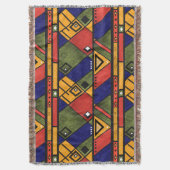Couverture Ethno africain sans couture traditionnelle motif (devant Vertical)