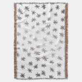 Couverture étoiles métalliques - argent (devant Vertical)