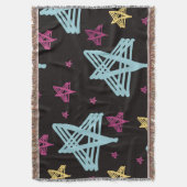 Couverture Étoiles rocheuses bleu rose noir (devant Vertical)
