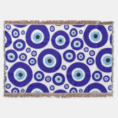 Couverture Evil Eye Pattern, Greek Eye, Turkish Eye, Nazar (Devant)