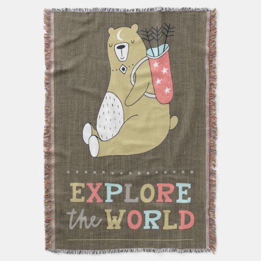 Couverture Explorez le monde Boho Bear Kids (devant Vertical)