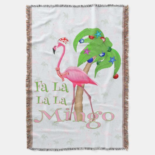 Couverture Fa La La Flamant rose Xmas (devant Vertical)