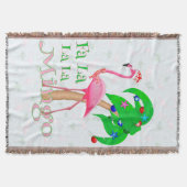 Couverture Fa La La Flamant rose Xmas (Devant)