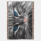 Couverture Face de chat bleu magnifique (devant Vertical)