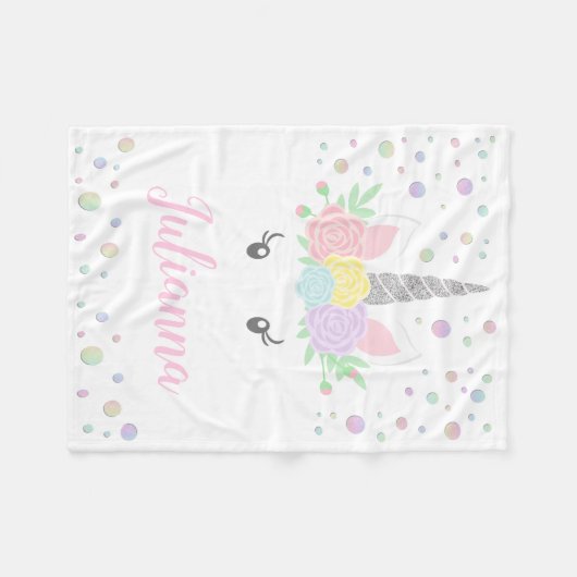 Couverture faciale Unicorne (Devant (Horizontal))