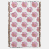 Couverture Faisée de gerbera rose pâle (devant Vertical)
