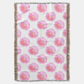 Couverture Faisée de gerbera rose pâle (devant Vertical)