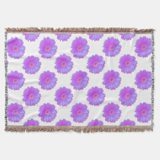 Couverture Faisée de gerbera violette (Devant)