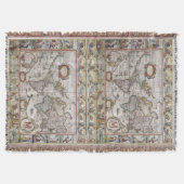 Couverture faite sur commande antique de jet de (Devant)