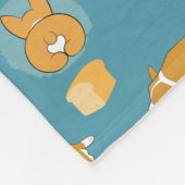 Couverture faite sur commande de corgi de pudding (Coin)