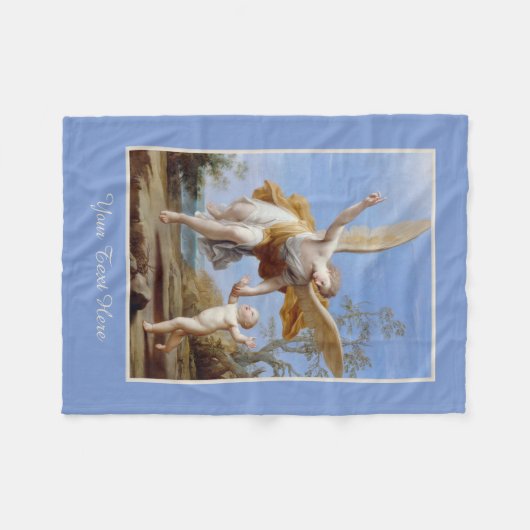 Couverture faite sur commande d'ouatine "d'ange de (Devant (Horizontal))