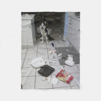 Couverture faite sur commande d'ouatine de chien