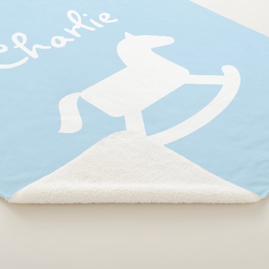 Couverture faite sur commande d'ouatine de sherpa (3/4)