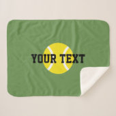 Couverture faite sur commande d'ouatine de sherpa (Devant (Horizontal))