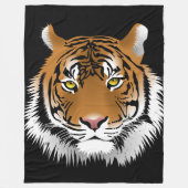 Couverture faite sur commande d'ouatine de tigre, (Devant)