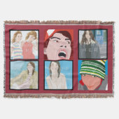 Couverture faite sur commande rose de jet de DP (Devant)