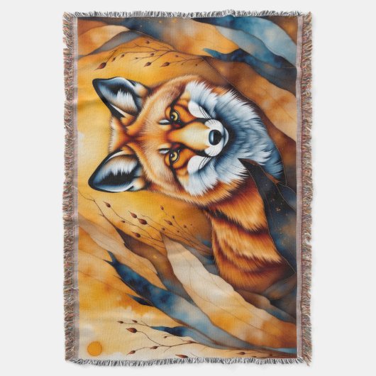 Couverture Fall Fox Painting (devant Vertical)