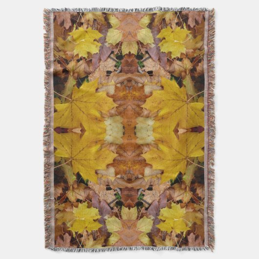 Couverture Fallen Maple Feuille Jaune Automne Nature (devant Vertical)