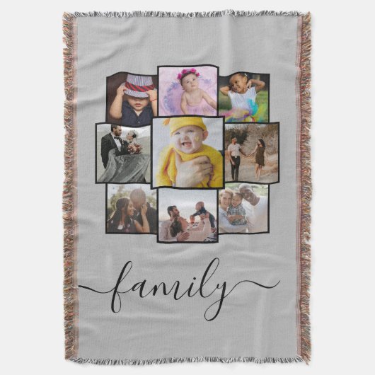 Couverture Famille de collage de photos et de textes personna (devant Vertical)