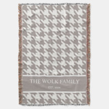 Famille en damier Bark + Beige