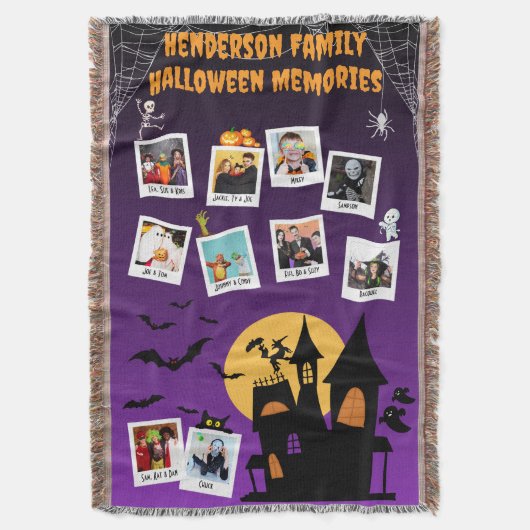Couverture Family Halloween Memories Photo Collage (devant Vertical)