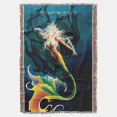 Couverture Fantastique Sirène Dragon Bleu Envoûtant (devant Vertical)